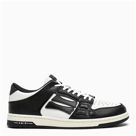 amiri sneakers black and white.